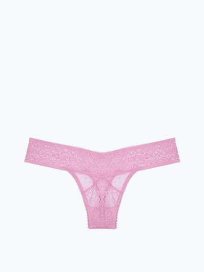 Dot Mesh Thong Panty
