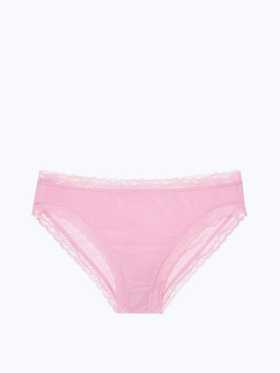 Lace-trim High-leg Brief Panty