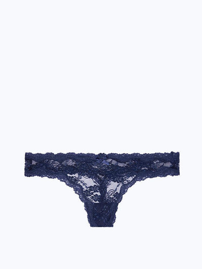 Floral Lace Thong Panty