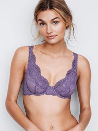 Lace Plunge Unlined Demi Bra