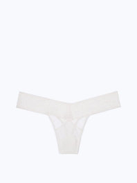 Dot Mesh Thong Panty